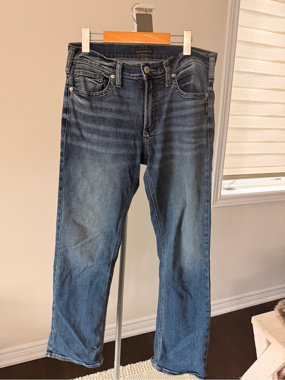 Silver Jeans Zac Relaxed Fit Straight Leg Jeans